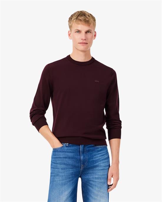 LACOSTE MAGLIA 100% I26U 3KE BORDEAUX