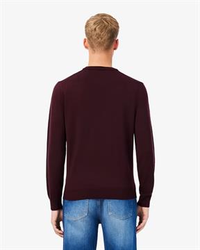 LACOSTE MAGLIA 100% I26U 3KE BORDEAUX