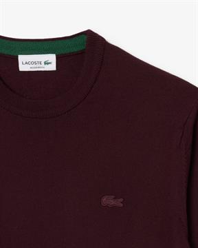LACOSTE MAGLIA 100% I26U 3KE BORDEAUX