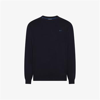 SUN68 MAGLIA BASIC I26U 07 NAVY