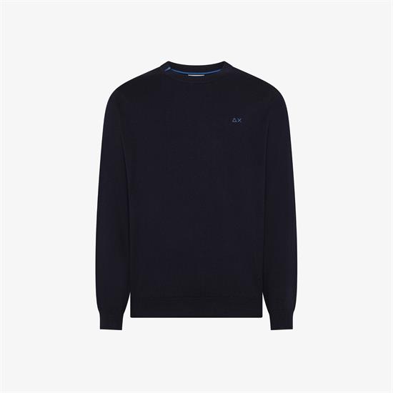 SUN68 MAGLIA BASIC I26U 07 NAVY