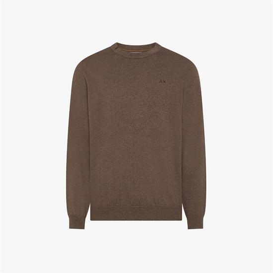 SUN68 MAGLIA BASIC I26U 66 TORTORA