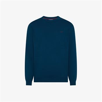 SUN68 MAGLIA BASIC I26U 78 PETROLI