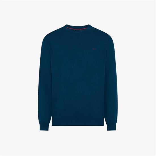 SUN68 MAGLIA BASIC I26U 78 PETROLI