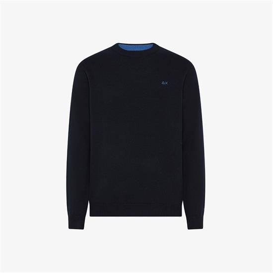SUN68 MAGLIA WARM I26U 07 NAVY
