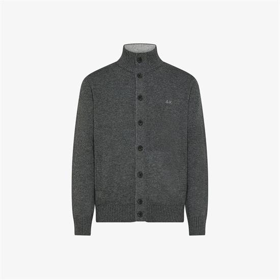 SUN68 CARDIGAN WARM I26U 47 G/SCURO