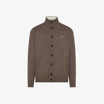 SUN68 CARDIGAN WARM I26U 66 TORTORA
