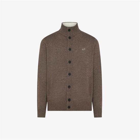 SUN68 CARDIGAN WARM I26U 66 TORTORA