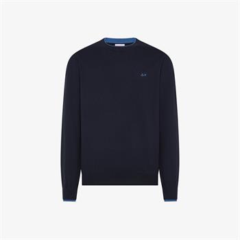 SUN68 MAGLIA DOUBLE I26U 07 NAVY