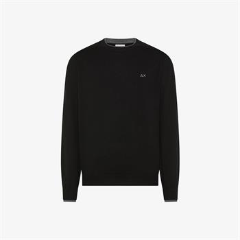 SUN68 MAGLIA DOUBLE I26U 11 NERO