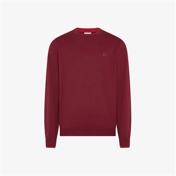 SUN68 MAGLIA DOUBLE I26U 35 BORDEAU