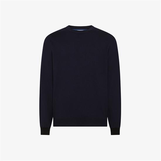 SUN68 MAGLIA CONTRAST I26U 07 NAVY