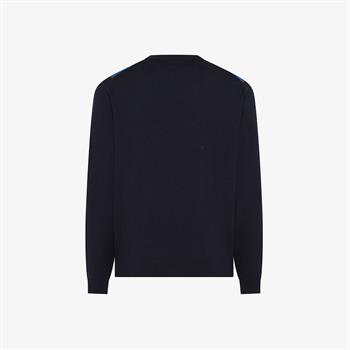 SUN68 MAGLIA ARGYLE I26U 07 NAVY