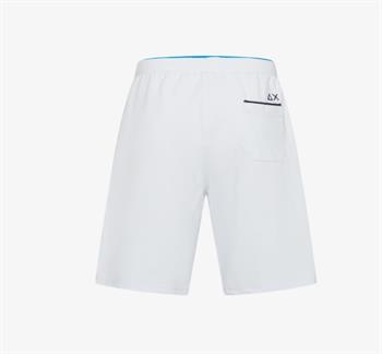 SUN68 SHORT PIQUET E25U 01 BIANCO
