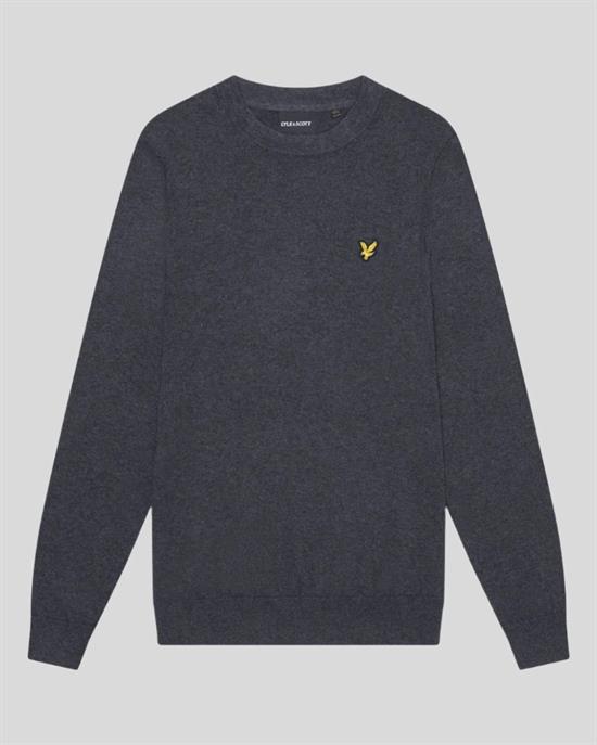 LYLE MAGLIA MERINO I26U 398 GRIGIO SCURO