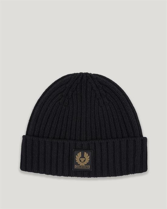 BELSTAFF CAPS BEANIE I26U BLACK