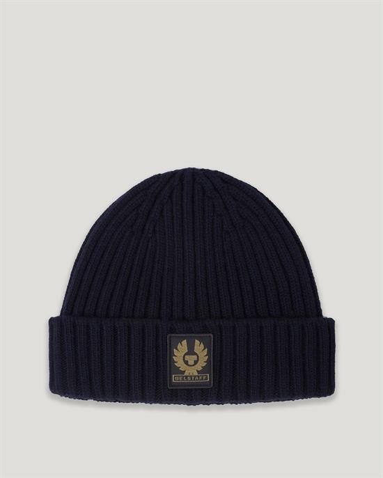 BELSTAFF CAPS BEANIE I26U DARK INK