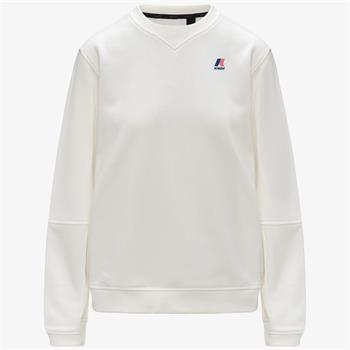 K-WAY FELPA NAEL E26U 001 BIANCO