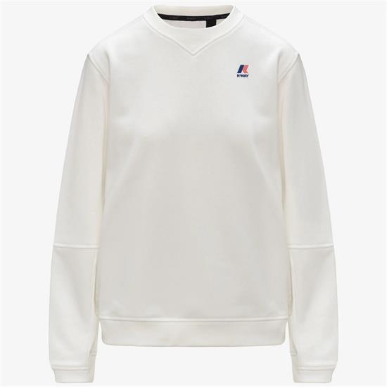 K-WAY FELPA NAEL E26U 001 BIANCO