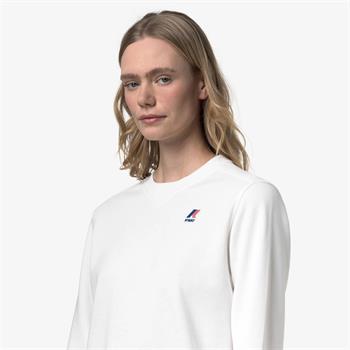 K-WAY FELPA NAEL E26U 001 BIANCO