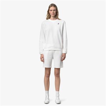 K-WAY FELPA NAEL E26U 001 BIANCO