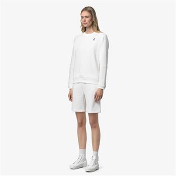 K-WAY FELPA NAEL E26U 001 BIANCO