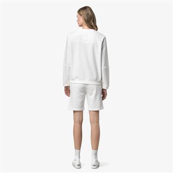 K-WAY FELPA NAEL E26U 001 BIANCO