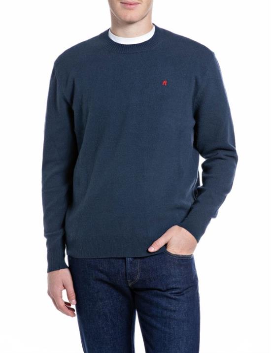 REPLAY MAGLIA I26U 723RA C00P BLU