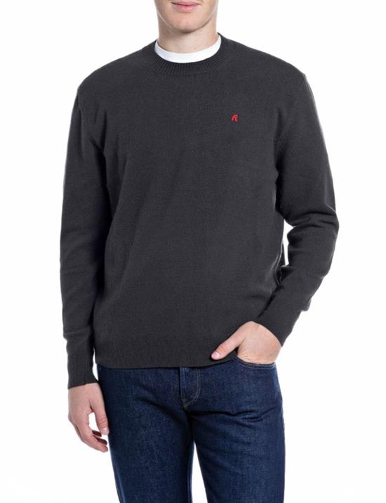 REPLAY MAGLIA I26U 723RA C098 NERO