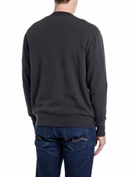 REPLAY MAGLIA I26U 723RA C098 NERO