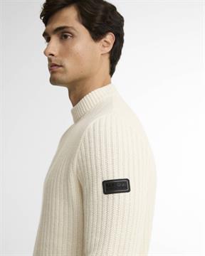 BARBOUR MAGLIA OXHAM I26U T32 BIANCO